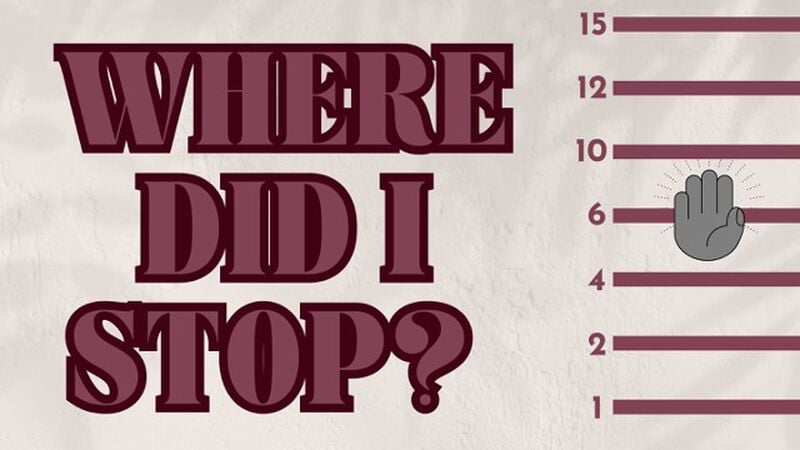Where Did I Stop?